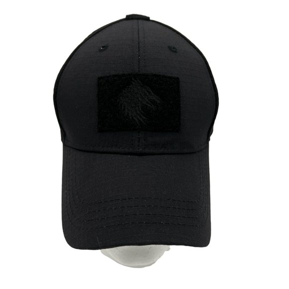 FIELDCRAFT Adjustable Tactical Trucker Hat - All Black - Picture 2 of 5